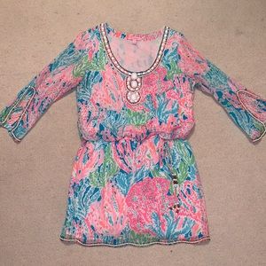 Lilly Pulitzer Beaded Shift Dress